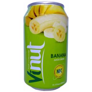 Напиток сокосодержащий VINUT Банан 0,33л ж/б