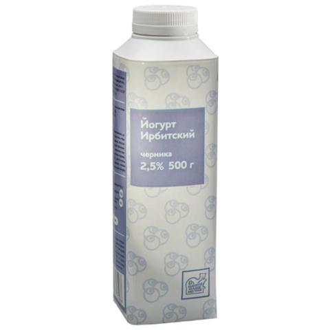 Йогурт пит ИРБИТСКИЙ 2,5% 500г Черника