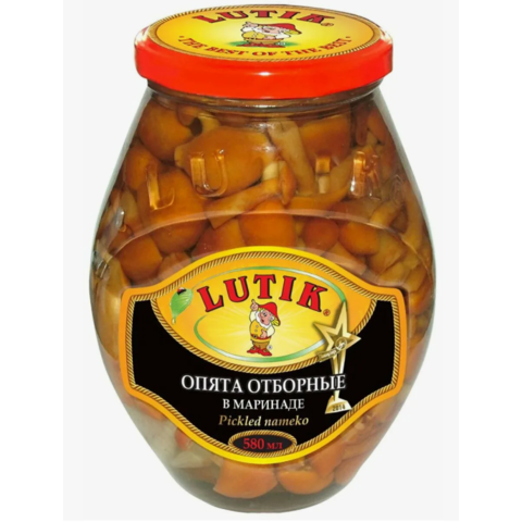 Грибы Опята ЛЮТИК 530г отборные в маринаде