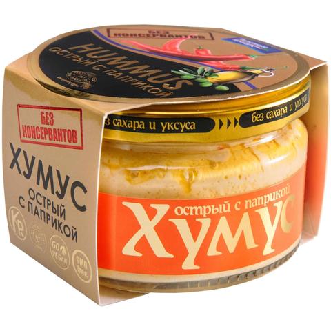 Хумус ПОЛЕЗНЫЕ ПРОДУКТЫ острый с паприкой 50г