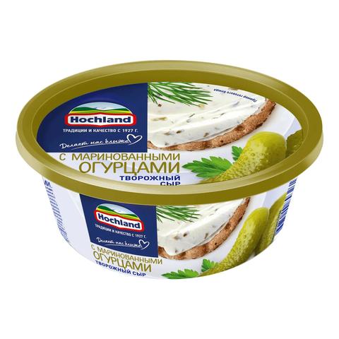Сыр творож ХОХЛАНД с маринованными огурцами 140г