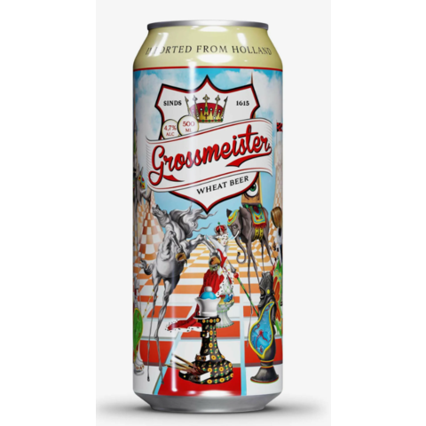 Пиво ГРОССМЕЙСТЕР Витбир свет н/ф 4,7% 0,5л ж/б