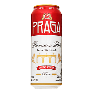 Пиво ПРАГА Премиум Пилс светлое 0,5л ж/б 4,7% 