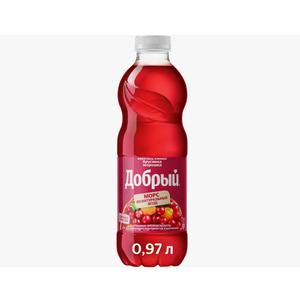Морс ДОБРЫЙ брусника,морошка 0,97л пл/б