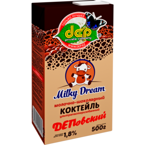 Коктейль ДЕП Молочно-шоколадный 1,8% 480г