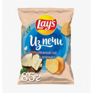 Чипсы ЛЕЙС ИЗ ПЕЧИ 81г нежный сыр с зеленью