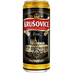 Пиво КРУШОВИЦА ЧЕРНЕ темное 0,5л 3,8% ж/б Чехия