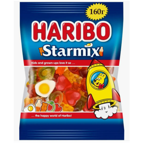 Мармелад жевательный ХАРИБО 160г стар микс
