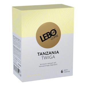 Дрип-кофе LEBO Танзания 6шт Черный чай, темные ягоды, бергамот