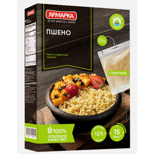 Крупа ЯРМАРКА Пшено 400г