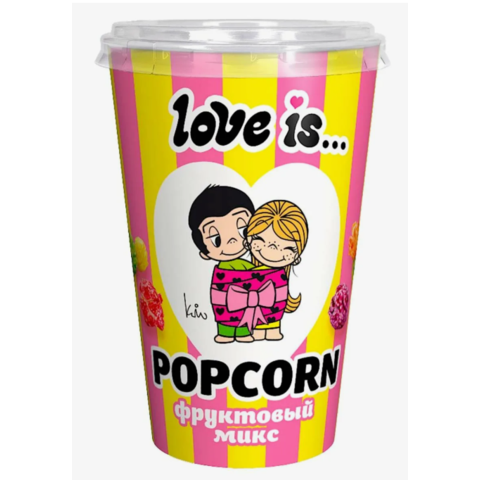Попкорн LOVE IS... фруктовый микс 120г