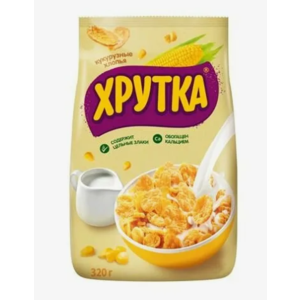 Завтрак ХРУТКА кукурузные хлопья 290г м/у