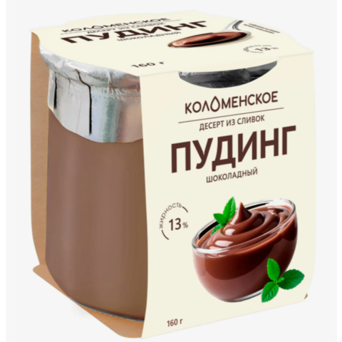 Паннакотта КОЛОМЕНСКИЙ 11% 160г шоколадный вишня ст/б