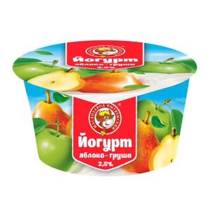 Йогурт НЫТВЕНСКИЙ 2,5% 120г Яблоко-Груша