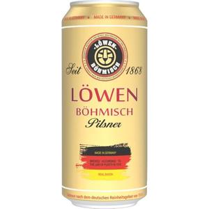 Пиво ЛЕВИН БЕМИШ ПИЛСНЕР светлое 0,5л 4,8% ж/б
