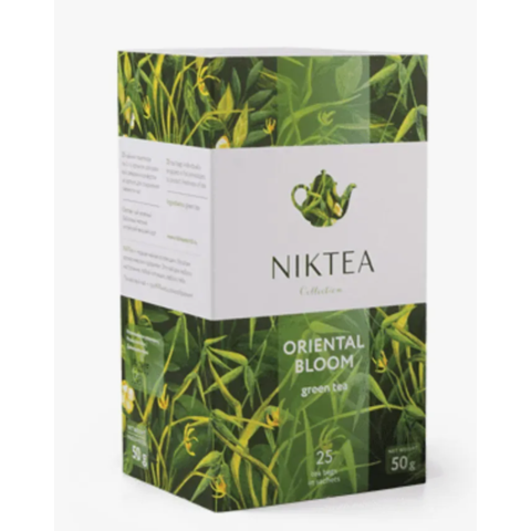 Чай NIKTEA зеленый 25пак Ориентал блум