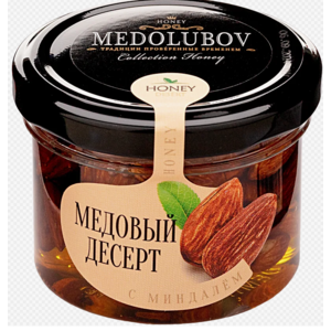 Десерт МЕДОЛЮБОВ медовый с миндалем 120г