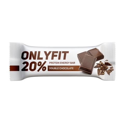 Батончик ONLYFIT 20% белка двойной шоколад 40г