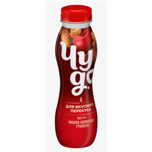 Йогурт пит ЧУДО 2,2% вишня-шоколад-гранола 260г