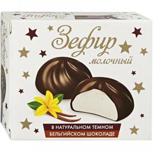 Зефир В.П.ПАСТУХОВ в бельгийском темном шоколаде 60г
