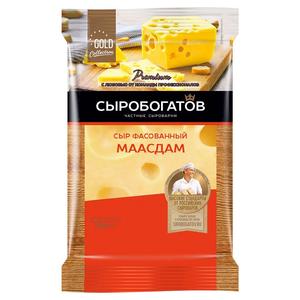 Сыр СЫРОБОГАТОВ Маасдам 180г 45% фас