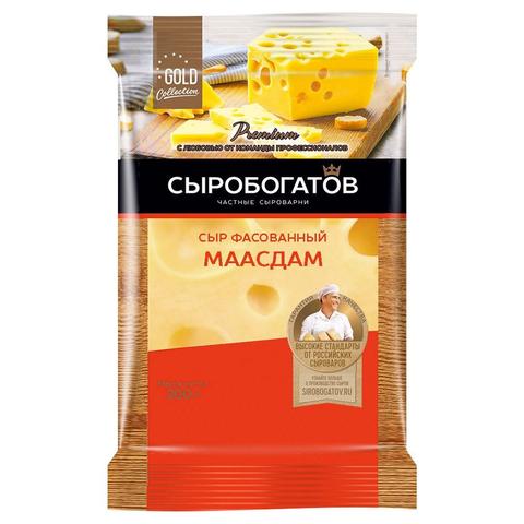 Сыр СЫРОБОГАТОВ Маасдам 180г 45% фас
