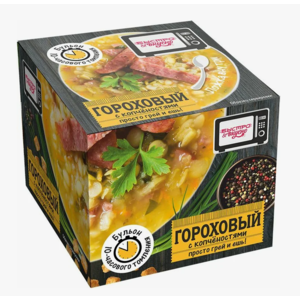 Суп БЫСТРО И ВКУСНО гороховый с копч 250г