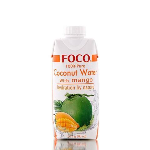Вода кокосовая FOCO с манго 330мл т/п