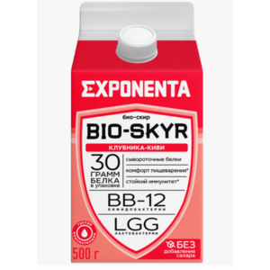Напиток кислом EXPONENTA БИО СКИР 500г клубника-киви