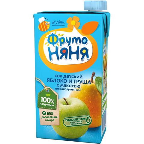 Сок ФРУТОНЯНЯ 0,5л Яблоко/груша