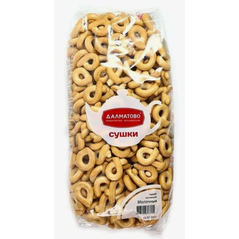 Сушки ДАЛМАТОВО 1кг молочные