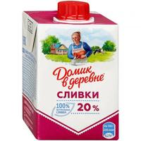 Сливки ДОМИК В ДЕРЕВНЕ 20% 200г