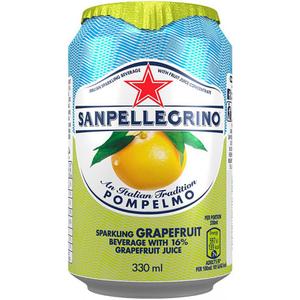 Напиток SANPELLEGRINO с соком грейпфрута 0,33л ж/б
