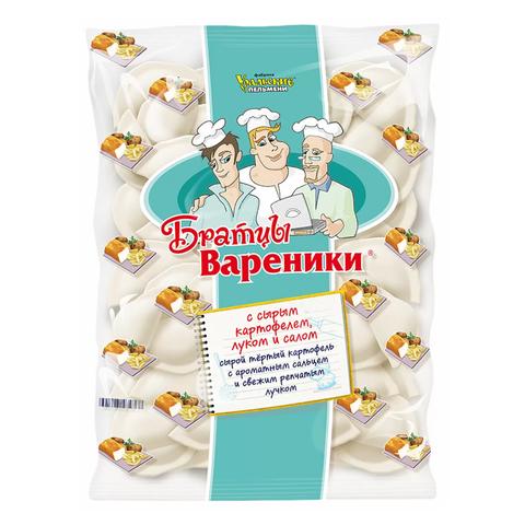Вареники БРАТЦЫ С сырым картофелем и шпиком 900г