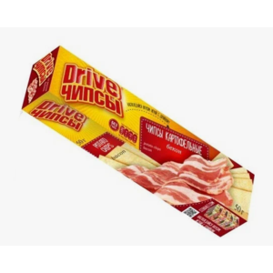 Чипсы ДРАЙВ картофельные 100г вкус бекон