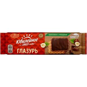 Печенье ЮБИЛЕЙНОЕ Глазурь орех 116г