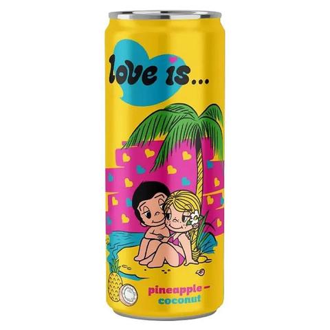 Напиток газ LOVE IS... Ананас-кокос 0,33мл ж/б