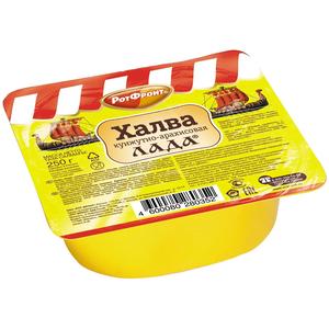 Халва РОТ ФРОНТ Лада кунжут арахис 220г