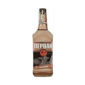 Водка ПЕРВАКЪ дистиллированный резерв 40% 0,5л