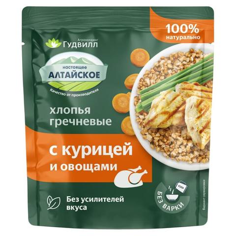 Хлопья ГУДВИЛЛ Гречневые с курицей и овощами 40г