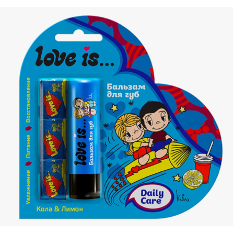 Бальзам для губ LOVE IS... 4,2г Кола-Лимон