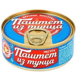 Конс паштет ВКУСНЫЕ КОНСЕРВЫ из тунца 100 ж/б