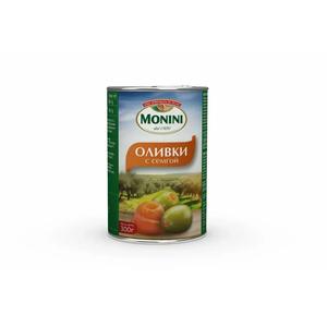 Оливки MONINI c семгой 300г
