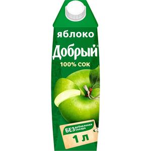 Сок ДОБРЫЙ 1л Яблочный