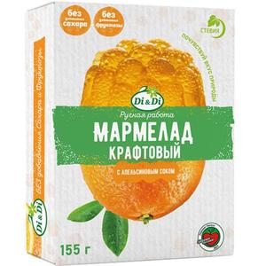 Мармелад ДИ ЭНД ДИ с апельсиновым соком+стевия 155г