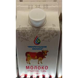 Молоко ЧЕБАРКУЛЬ 3,8% Отборное 500г т/п