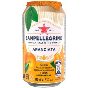 Напиток SANPELLEGRINO Aranciata 0,33л ж/б