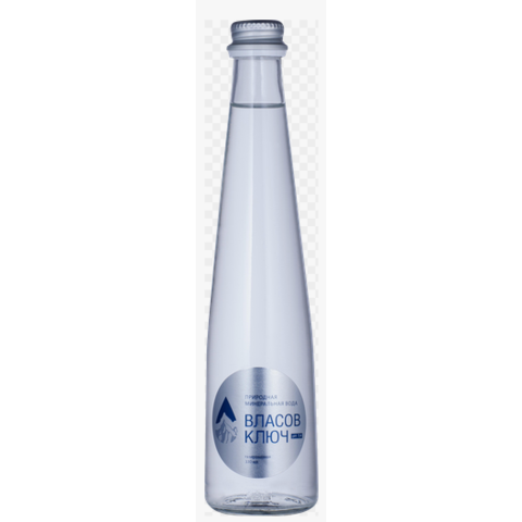Вода ВЛАСОВ КЛЮЧ минеральная негаз 0,33л ст/б