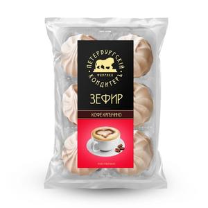 Зефир ПЕТЕРБУРГСКИЙ КОНДИТЕР 310г Ассорти Кофе капучино