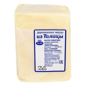 Масло слив Деревенское из Талицы 82,5% 1кг